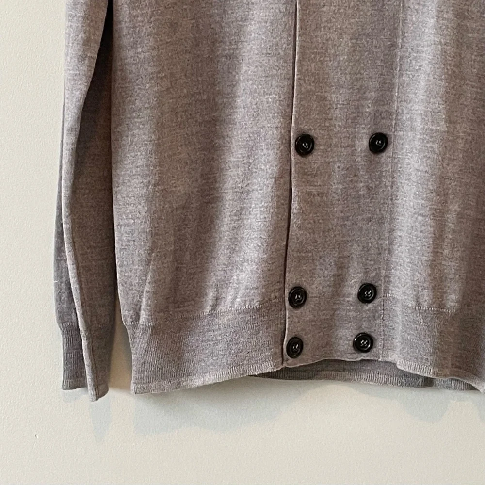 +39 Masq 100% pure extra fine Merino wool cardigan - Picture 4 of 10